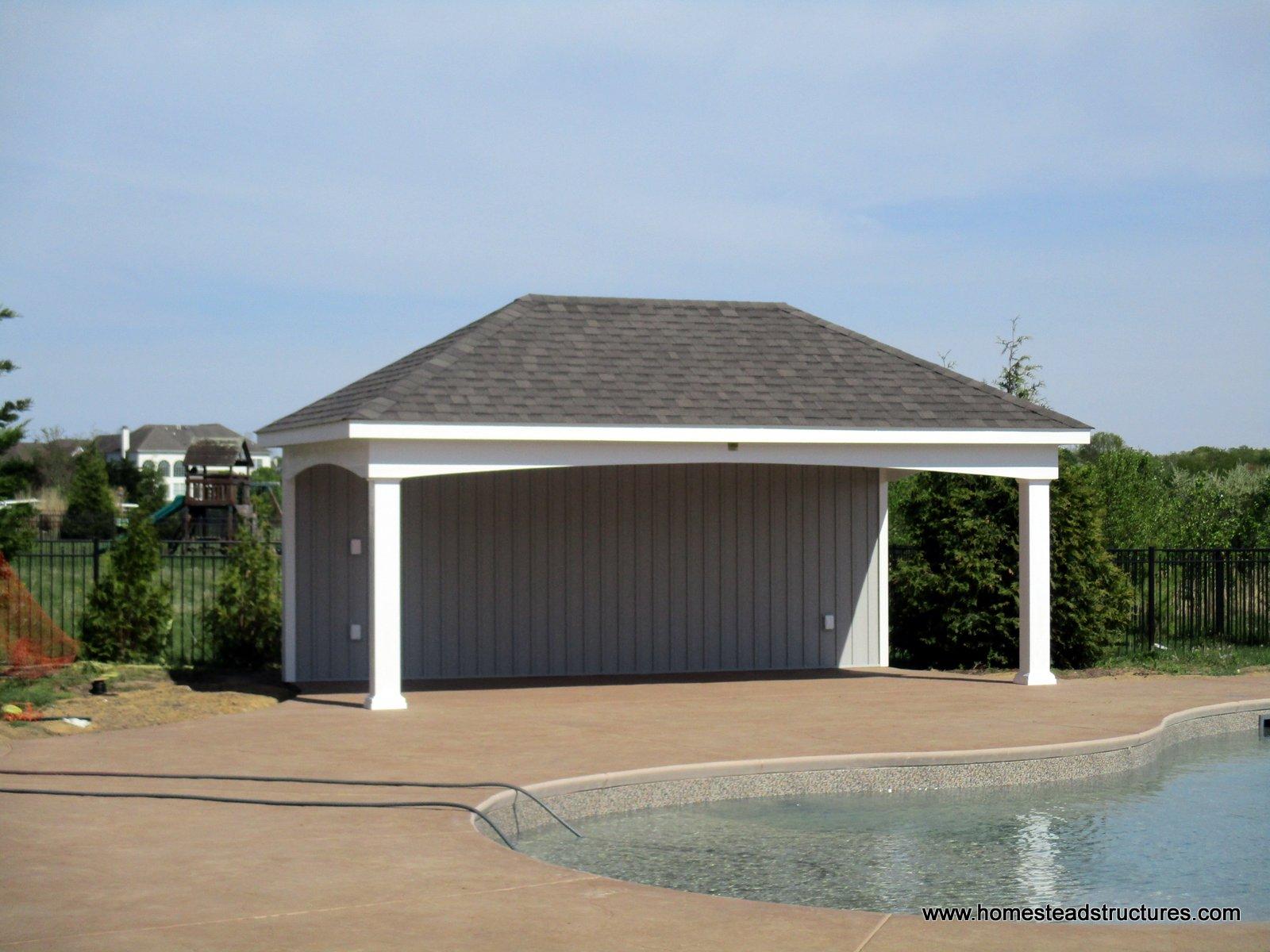 Avalon Pool House Exterior Shots Photos Homestead Structures